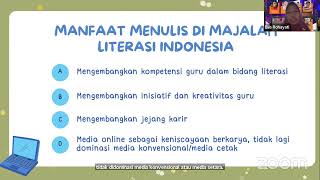 WEBINAR LAUNCHING MAJALAH LITERASI INDONESIA XII