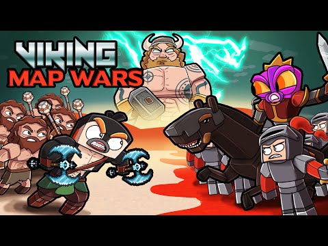 Insane Viking Battles: Epic Map Wars in Minecraft!