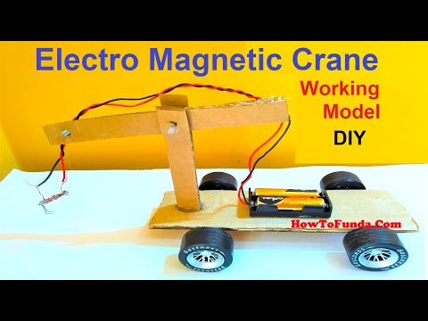 Magnetic science project working model for exhibition DIY at home howtofunda