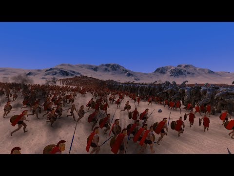 10.000 GIANT CYCLOPS vs 60.000 SPARTANS - Ultimate Epic Battle Simulator