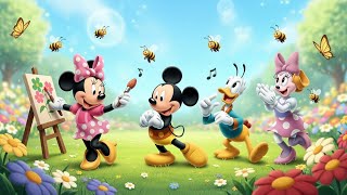 🌸🐭 Mickey and the Busy Bees | Sing Along Honey Song for Kids