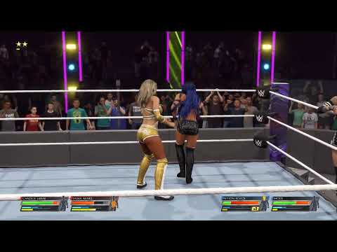 Four Female Wrestlers Fight | WWE 2K22