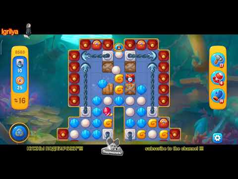 Fishdom level 8561, 8562, 8563, 8564, 8565 / Фишдом уровень 8561, 8562, 8563, 8564, 8565