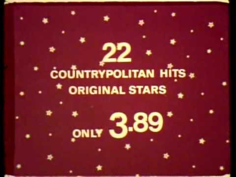K-tel Records "22 Countrypolitan Hits Original Stars " commercial