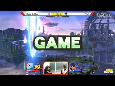 Smash Academia #113 [Wii U] - SuperGirlKels (Kirby) vs Khal (Ryu) - Winners Finals
