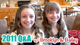 Brooklyn & Bailey 2011 Q&A | 5-Year Throwback