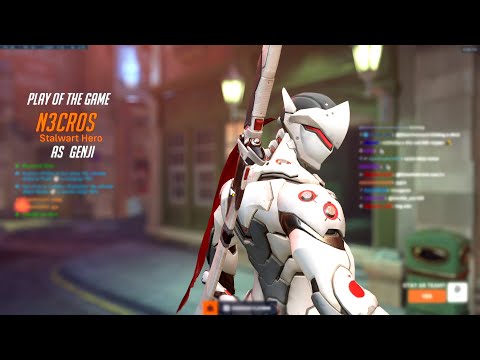 NECROS is #1 GENJI MAIN IN THE WORLD - POTG! OVERWATCH 2 TOP 500 SEASON 5