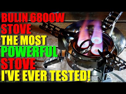 The MOST POWERFUL Stove I've EVER Tested!!! - Bulin 6800W Remote Canister Stove