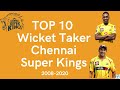Top 10 Wicket Taker For Chennai Super Kings 2008 2020 IPL Ashwin Bravo
