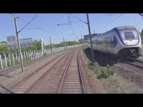 Riding with the train driver from Hoofddorp to Utrecht (without speedometer)
