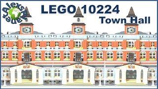 Lego Town Hall Build Review. Lego 10224.