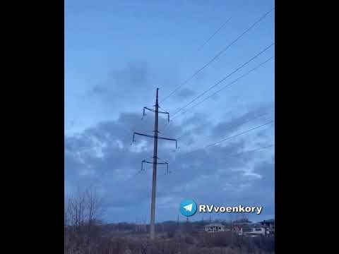 X101 Cruise missile deploying flare as it dive on target