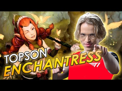 ENCHANTRESS MID? SAY NO MORE TOPSON ENCHANTRESS GAMEPLAY DOTA 2 PRO HIGHLIGHTS
