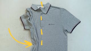 How to iron a polo shirt quick