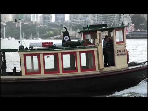 Diesel motor launch, Berrima (1955) on Sydney Harbour