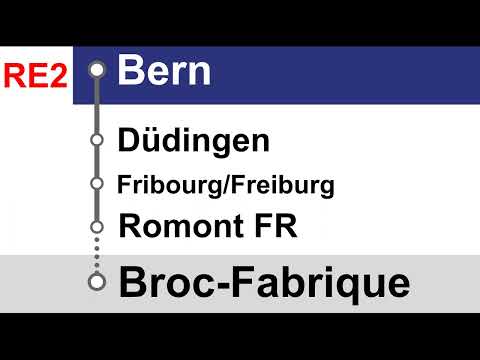 annonces TPF » RE2 Bern — Broc-Fabrique (2023) | FLIRT | SLBahnen