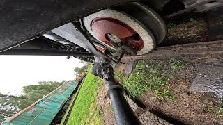 Тяга скоростемера паровоза Кч4 / Steam locomotive Kc4-332 spedometer drive