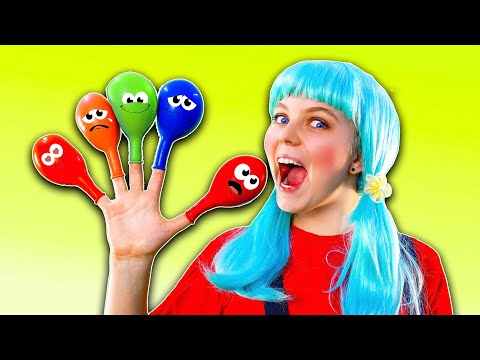 La Canción de la Familia Dedo Feliz Canción sobre pelotas | Viva 4Kids Español