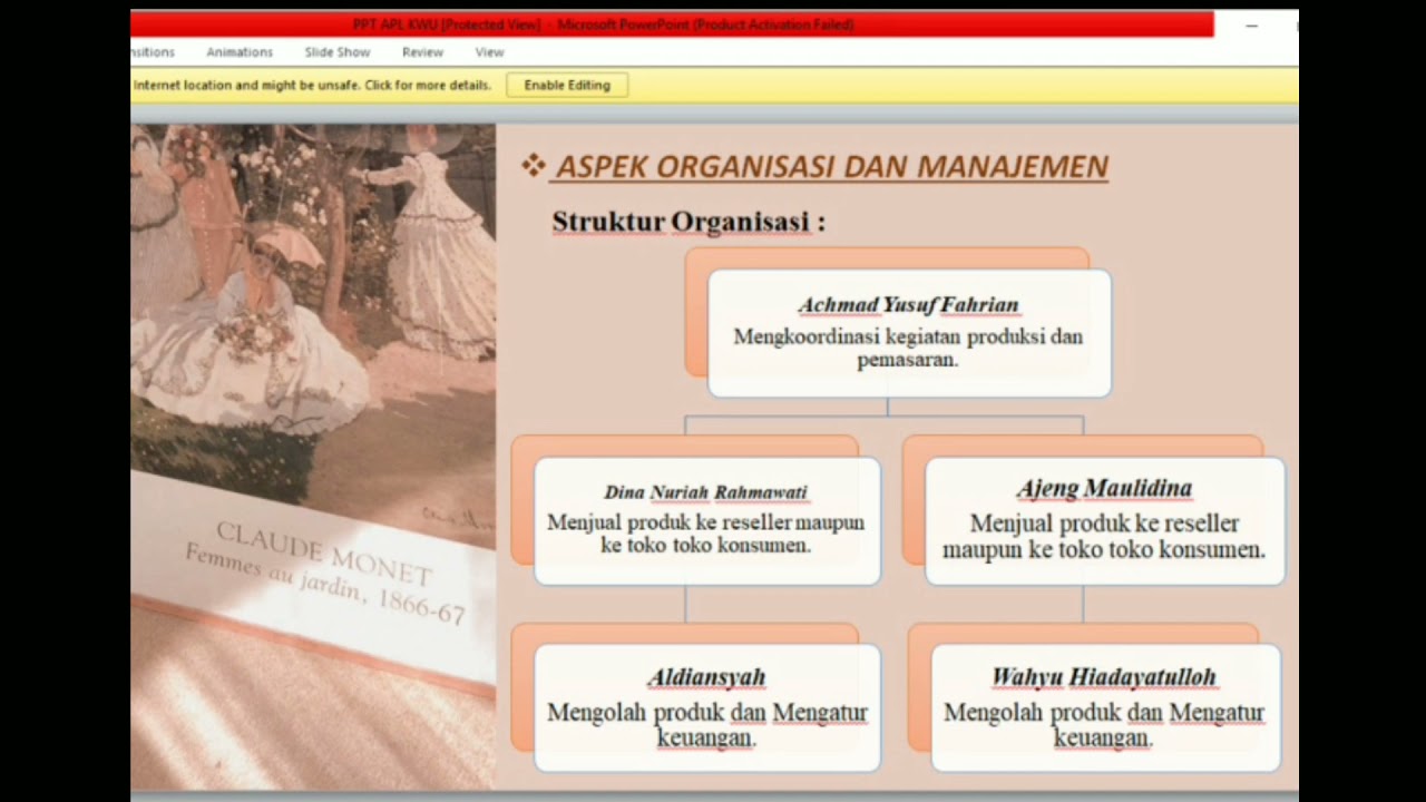 Proposal usaha Brownies Yummy