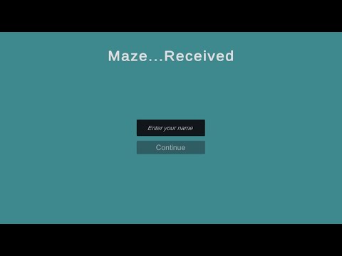 Maze Received, Area of Effect game jam submission.