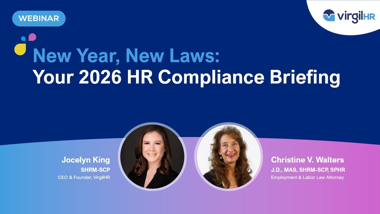 New Year, New Laws: Your 2026 HR Compliance Briefing