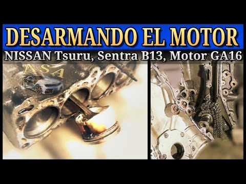 DESPIECE DE MOTOR, Nissan Tsuru, Sentra B13, GA16