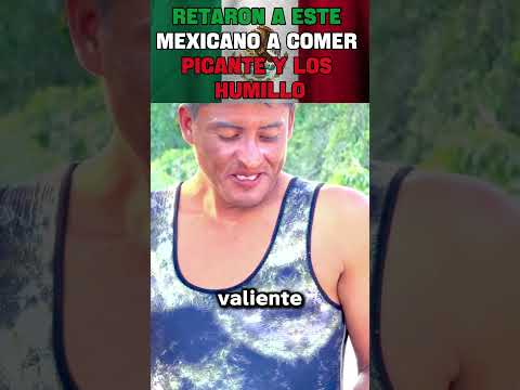 Retaron a estos mexicano a comer picante y no van a creer lo que paso #shorts