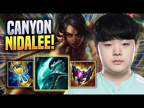 CANYON IS A MONSTER WITH NIDALEE! - DK Canyon Plays Nidalee JUNGLE vs Wukong! | Season 2022