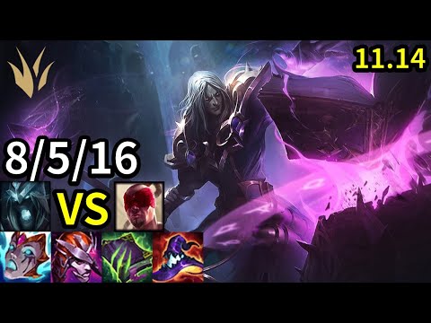 Karthus Jungle vs Lee Sin - KR Master | Patch 11.14