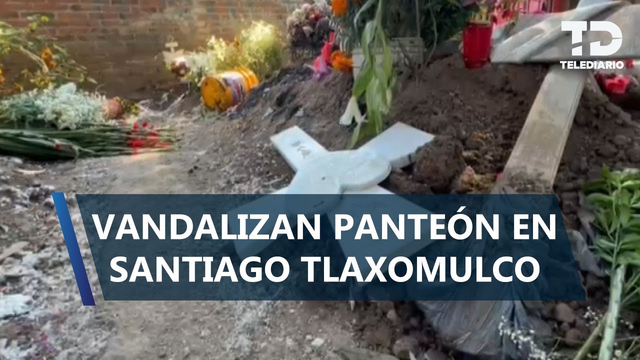 “Es algo satánico lo que vinieron a hacer”: profanan panteón y destruyen tumbas en Toluca