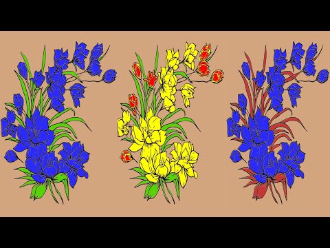 flower coloring ideas for kids Video