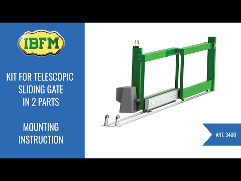 I.B.F.M.|Art 3400|Telescopic Sliding Gate System