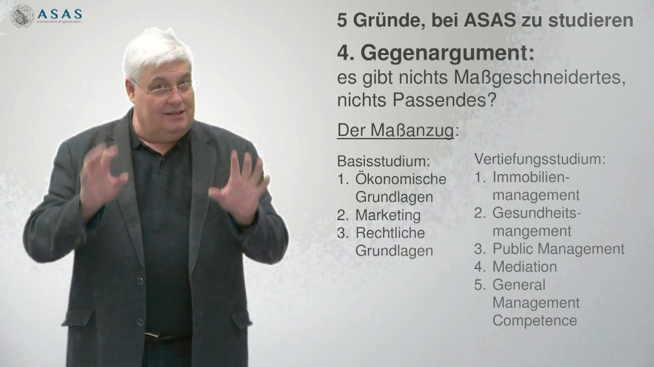 5 Gründe, bei ASAS zu studieren