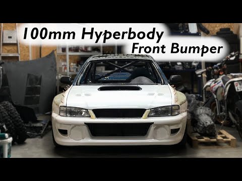 Subaru GC8 RSTI Build - 100mm Hyperbody Front Bumper - Ep. 40