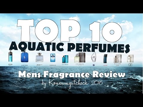 Top 10 Best Aquatic Fragrances for Men on the Market 2016