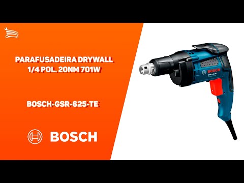 Parafusadeira Drywall GSR645TE 1/4 Pol. 701W 110V - Video
