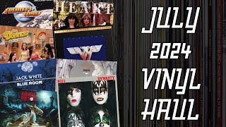 JULY 2024 VINYL HAUL - Frehley's Comet, Heart, Donnas, Van Halen, Jack White, Ghost, Yes & KISS!