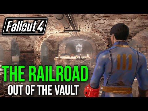 Fallout 4 - Going to the Railroad Right out of the Vault