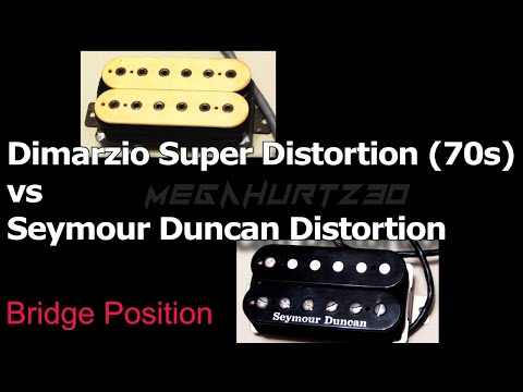 Dimarzio Super Distortion (from the 70s) VS Seymour Duncan Distortion