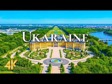 UKRAINE 4K – Aerial Views of Carpathians, Rolling Landscapes & Scenic Relaxation with Soothing Music