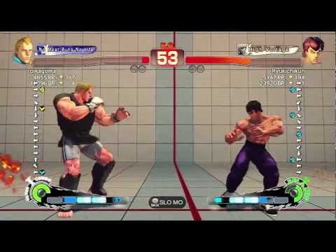 SSF4 AE 2012 - pikagoma (Abel) vs Ryukichikun (Fei Long)