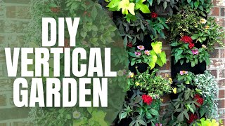 LOOK What I Made! || How To - Pocket Wall Planter || Vertical Garden for Beginners 2020