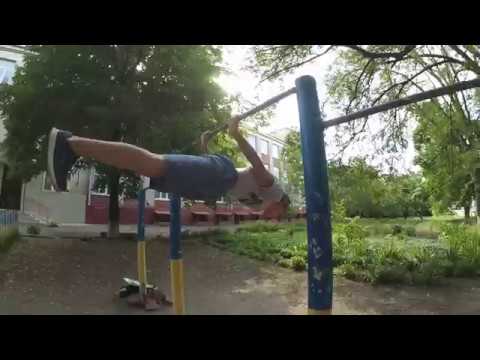 ЗАДНИЙ ВИС НА ТУРНИКЕ | ОБУЧАЛКА - горизонтальный вис сзади / Workout 2018