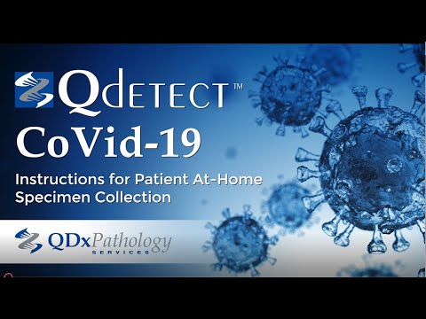 Qdetect CoVid 19 Patient At Home Test Specimen Collection Instructional Video