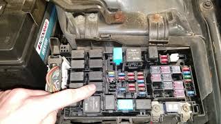 Mazda 6 AC Fuse AC Relay Location