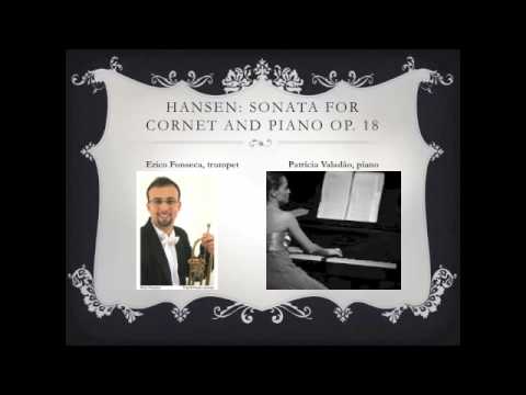 Thorvald Hansen - Sonata for cornet and piano op. 18 - Erico Fonseca, trumpet (live recorded)