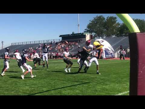 Football: Dakota Ridge with special team touchdown against Ponderosa