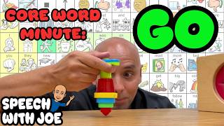 How Many Ways Can You Say GO? | Core Word Minute | #speechwithjoe #aac #speechtherapy gameplay video by ecbaldwin34, 1:21 duration