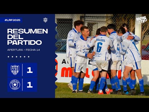 Puan F. C. 1 vs RACING CLUB DE CARHUE 1 / Resumen / Fecha 14 - Torneo Apertura - LRF 2025