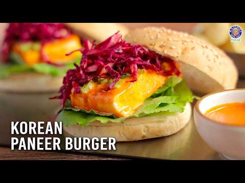 Trending Korean Paneer Burger
